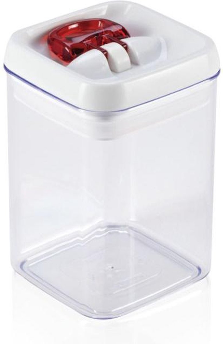 Leifheit frisk nem opbevaringsboks - firkantet - 800 ml - hvid