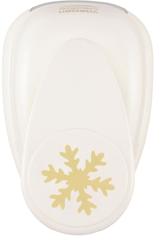 Vaessen creative pons - figuurpons - sneeuwvlok - 4,3 x 5 cm