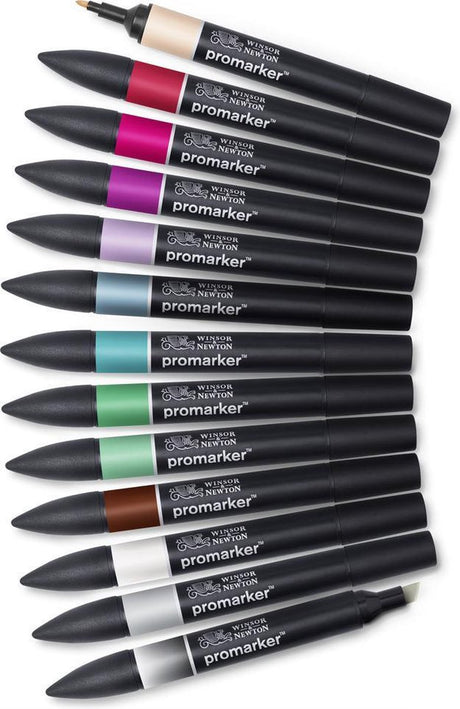 Winsor newton 0290142 promarker™ 12+1 manga chibi | professionelle layout markører alkohol markører