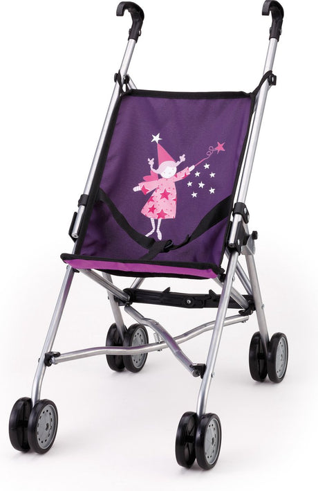 Bayer design - dukkevogn - lilla med fe
