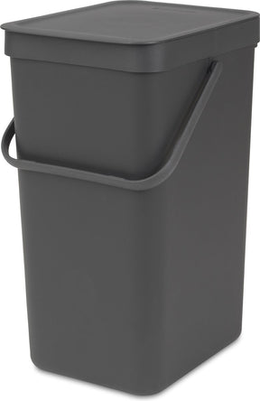 Brabantia sort go affaldsspand - 16 liter - mørkegrå