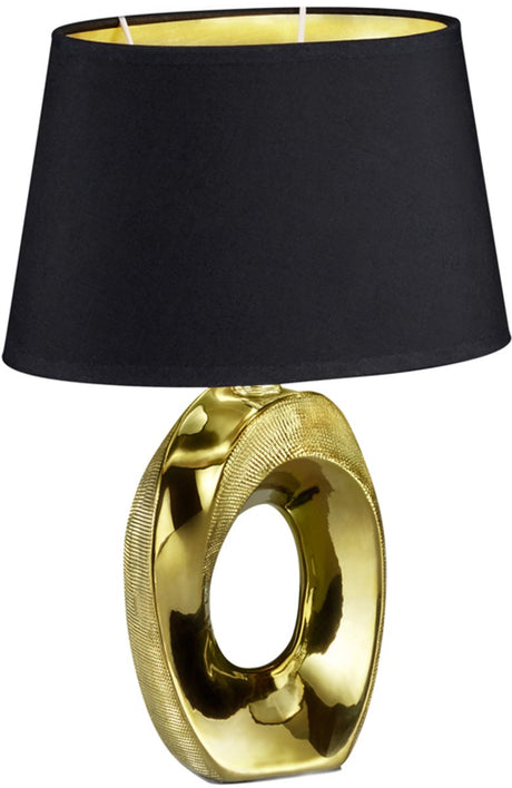 Rl lev dit lys virkelighed taba - bordlampe - guld - ekskl. 1x e14 3,5 w - ledningskontakt