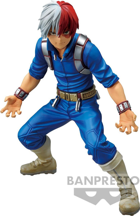 Banpresto co., ltd. my hero academia - banpresto chronicle super master stars piece - shoto todoroki statue 21cm