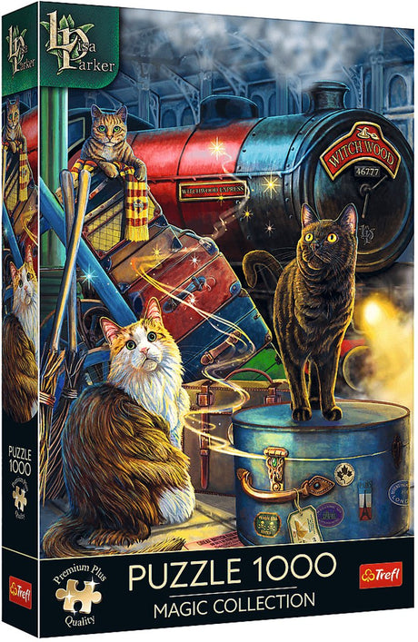 Trefl puslespil magisk samling Witchwood Express 1000 brikker.