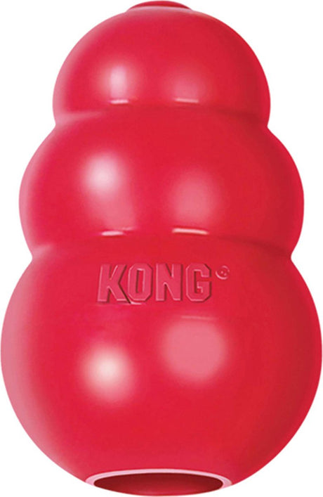 Kong classic - snackbold hundelegetøj - gummi - 15,2cm - rød - str. xxl
