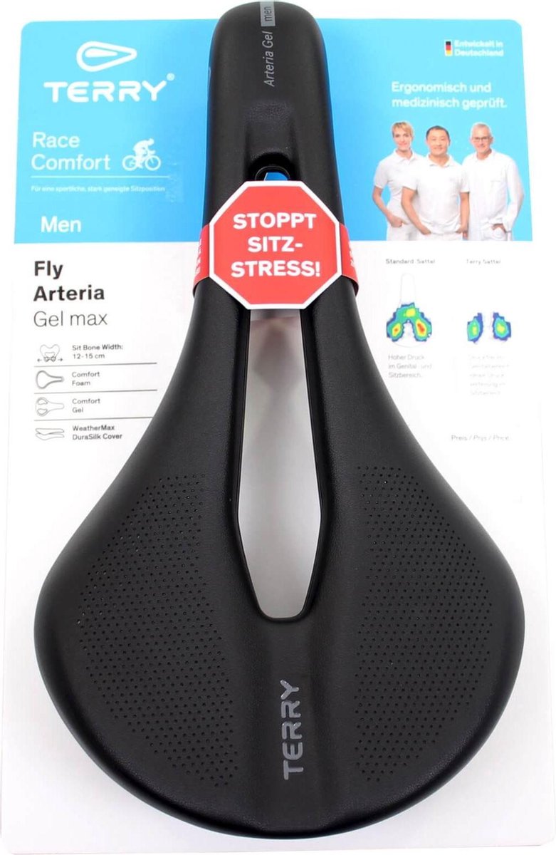 Terry Saddle Fly Arteria Max Gel Men Black