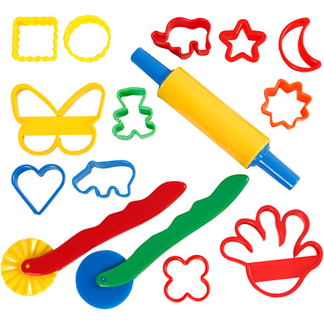 Creativ virksomhed https: www.cchobby.nl modeling-tools-and-cutters-size-3-5x3-5-7x9-cm-diverse-colors-15-piece-1-box