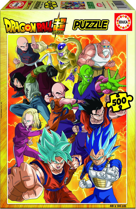 Educa puslespil dragon ball super 500 brikker puslespil legetøj.