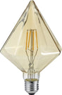 Trio krystal - lyskilder - rav - inkl. 1x e27 4 w -