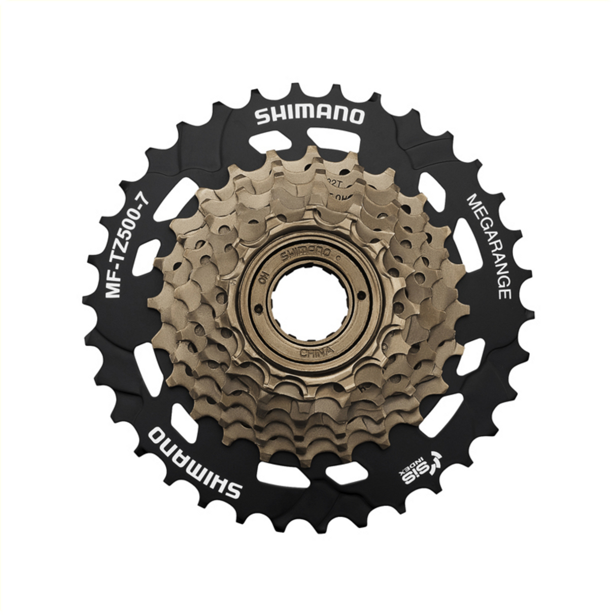 Shimano kassette tz500 tandsæt tandsæt tz500 14-34t.7sp