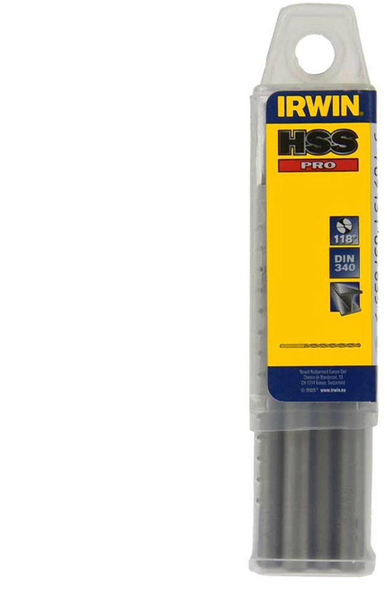 Irwin hss pro metalbor (lang) 118° 4,0 mm 10 stk - 10502486