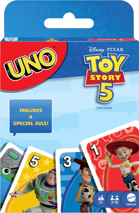 Mattel spil uno disney og pixar toy story 5 - kortspil