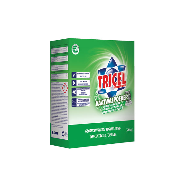 Tricel professionel opvaskemaskine pulver (2x 5 kg)