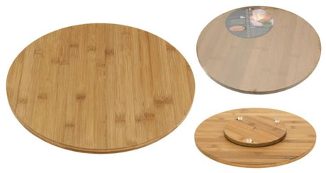 Fremragende husholdnings ostebord bambus roterende ã˜35cm