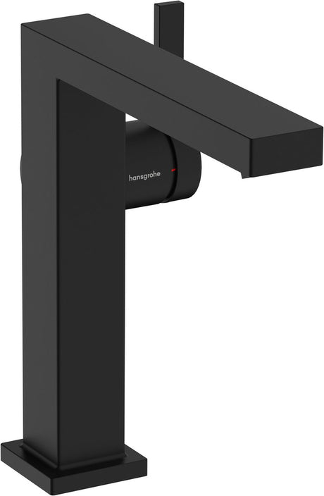 Hansgrohe tecturis e - håndvaskhane - etgrebsbetjening - kølig start energibesparende - med aftapningsprop - 150 mm størrelse - mat sort