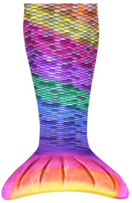 Kuaki havfruer havfruetæppe regnbue, 60x130cm