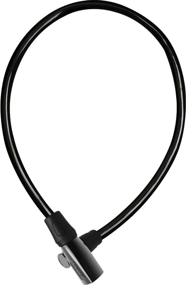 Abus kabellås 4408k - 65 cm langt stålkabel med plastikhus - cykellås med sikkerhedsniveau 2 - rød