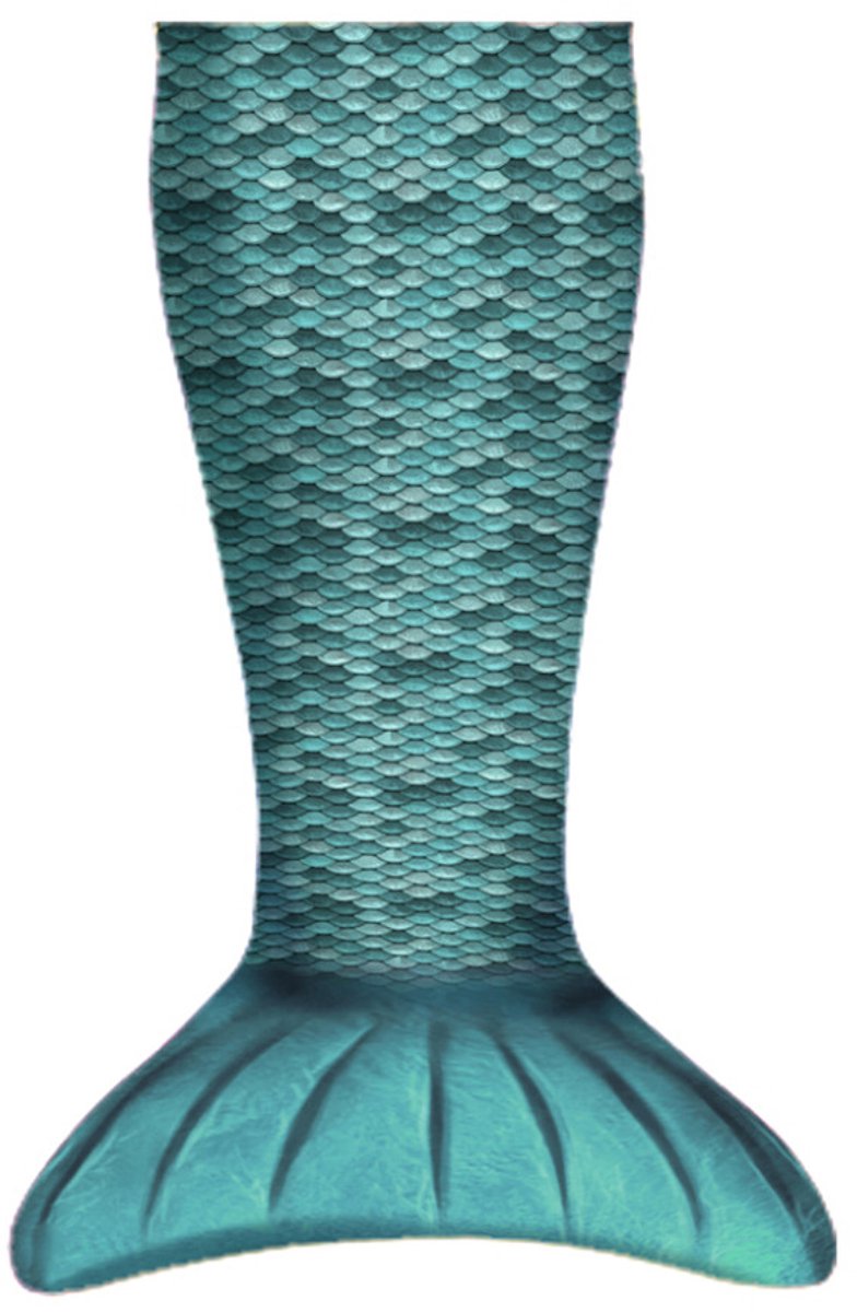 Kuaki havfruer havfruetæppe turkis, 60x130cm