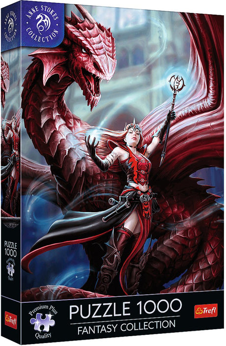 Trefl puslespil 1000 brikker - fantasy samling scarlet mage anne stokes.