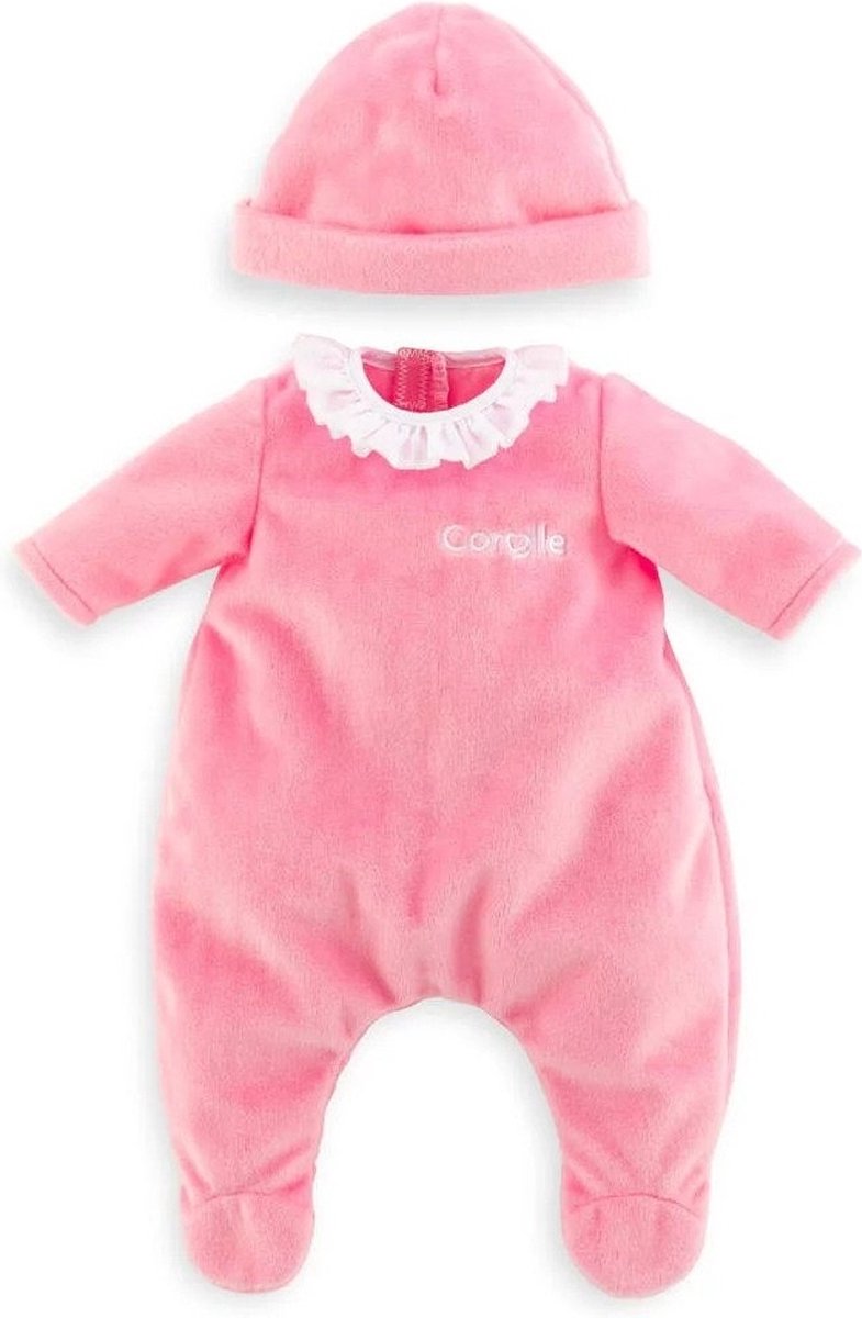 Corolle mon premier poupon pyjamas med hat pink babydukke 30 cm