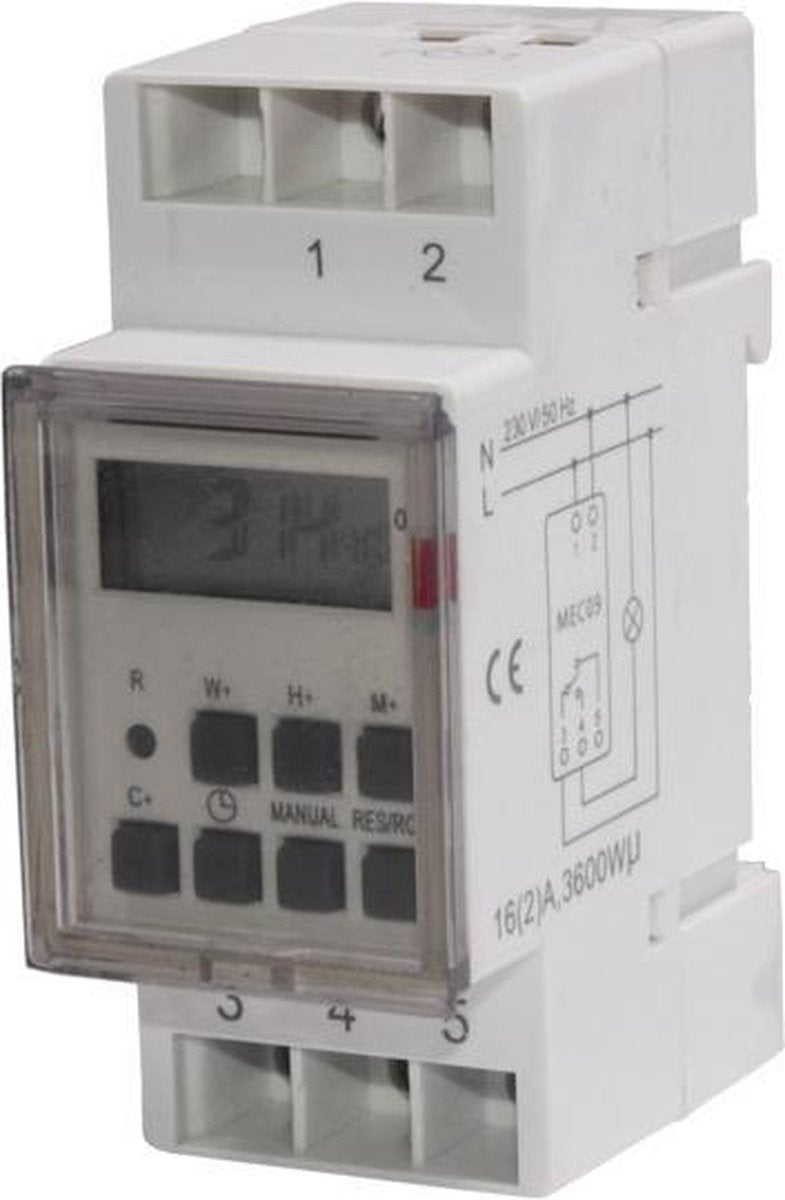 Maclean mce09 - digital timerkontakt - timer timer 220-240 v