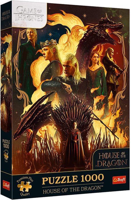 Trefl puslespil House of the Dragon - 1000 brikker game of thrones.