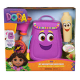Dora the explorer dora - min eventyrrygsæk, med explorer tilbehør, et roll-up kort, legetøjskikkert og kompas