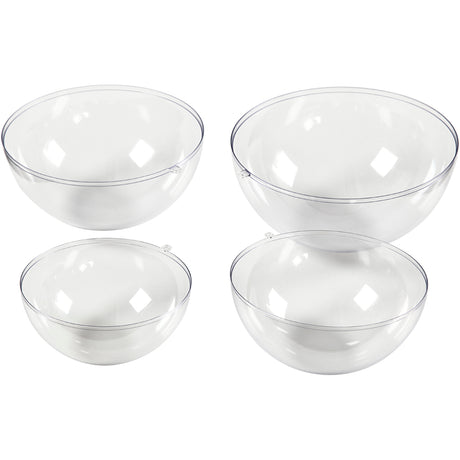 Creativ Company Plastic Mold Forms Transparent, 4 ..