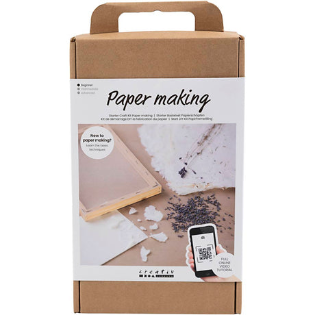 Kreativ virksomhed https: www.cchobby.nl starter-hobbyset-paper-making-1-box