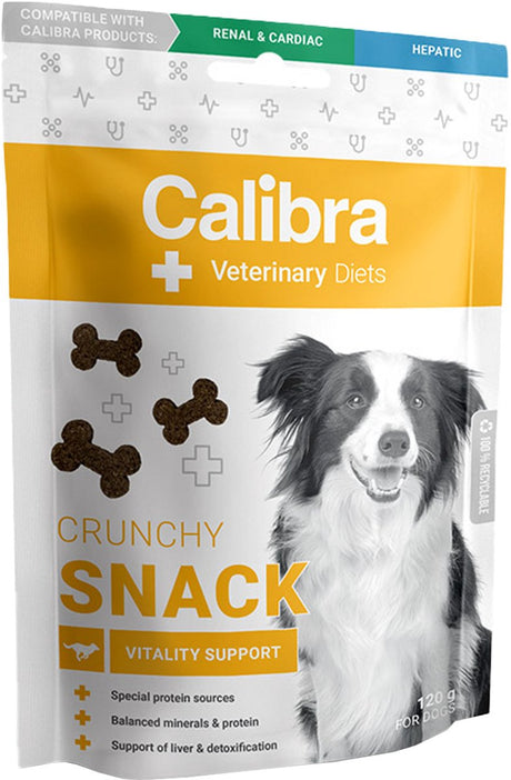 Calibra hund veterinær diæter - vitalitet sprød snack - 120 g