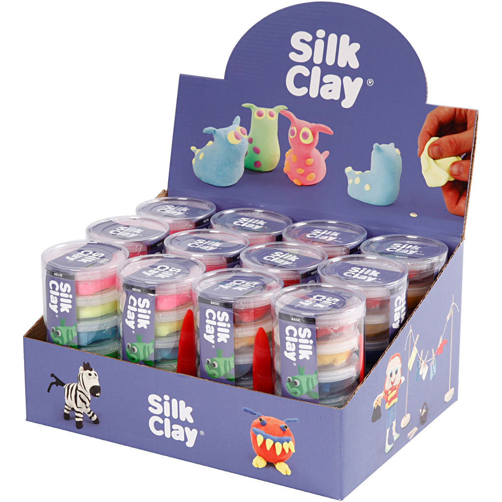 Https: www.cchobby.nl silk-ler-neon-farver-standardfarver-12-sæt-1-boks