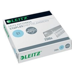 Leitz nietjes s1 softpress zilver 2500 stuks