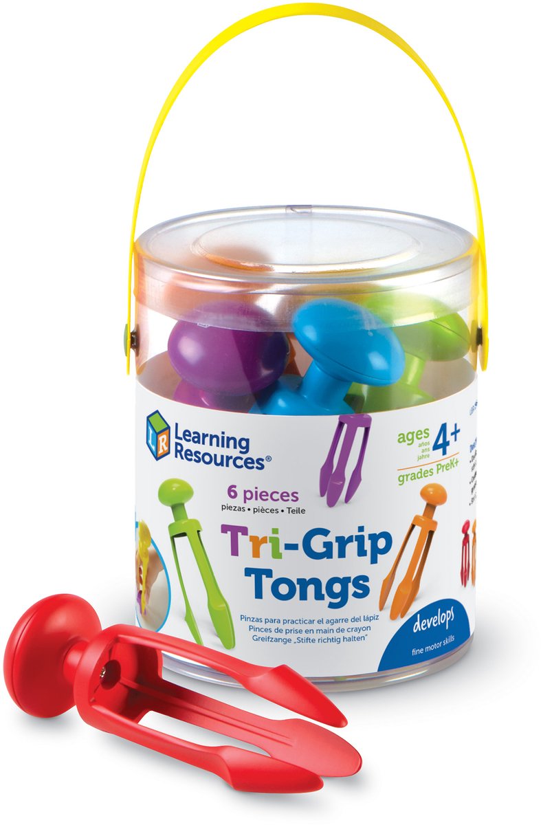 Læringsressourcer tri-grip tang (sæt med 6) - 3+