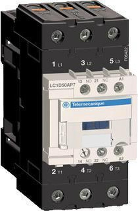 Schneider Electric telemecanique kontaktor 3p ac3 50a lc1d50ap7
