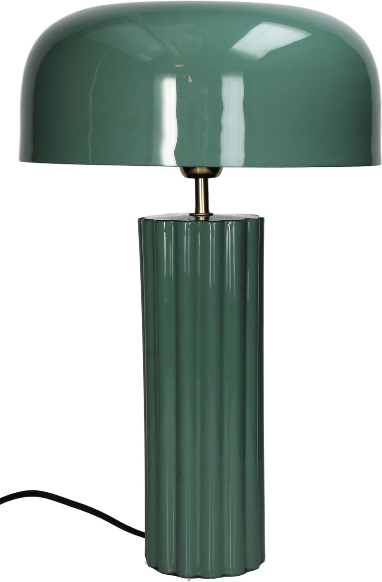 Hd collection tafellamp metaal groen 30x30x47cm