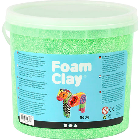 Skum ler https: www.cchobby.nl skum-ler-neon-grøn-560-gr-1-spand