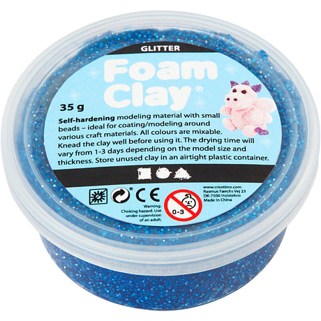 Kreativ virksomhed https: www.cchobby.nl foam-clayr-glitter-blue-35-gr-1-doosje