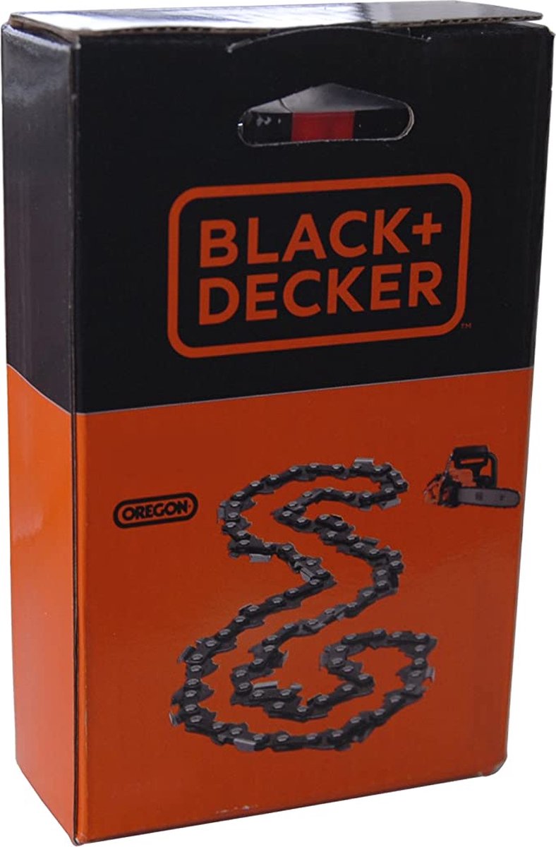 Sort+decker oregon halskæde 30cm a6130csl