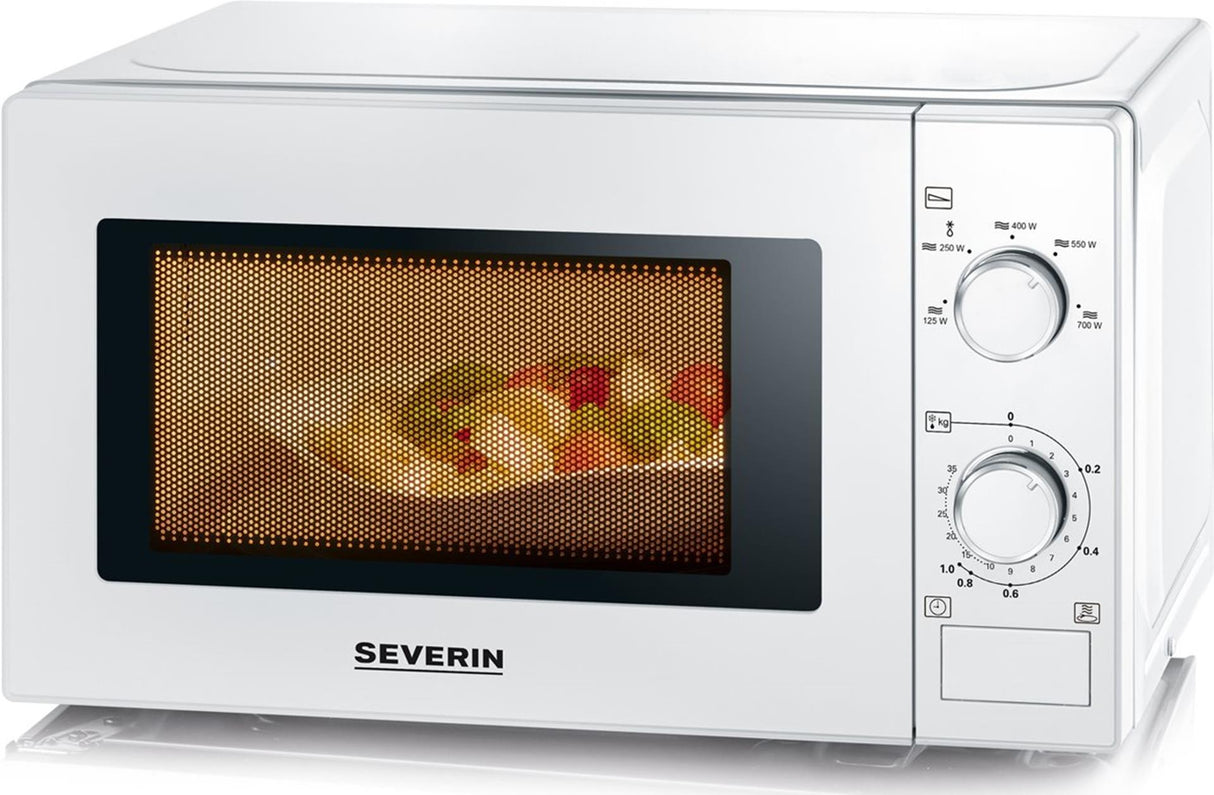 Severin mikroovn 20l 700w hvid