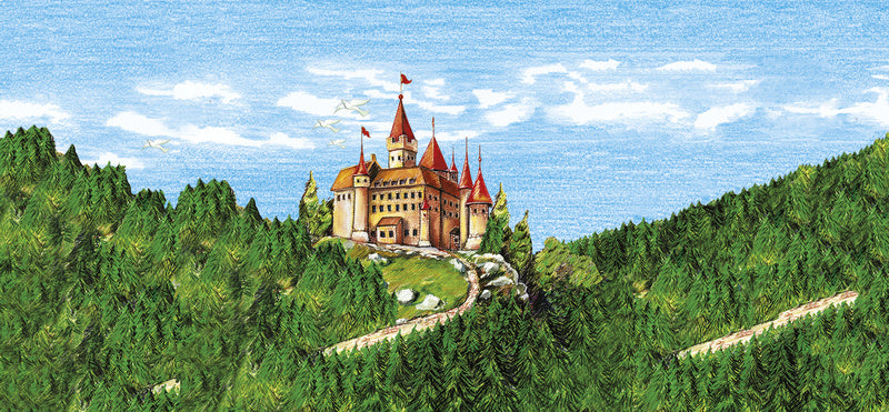 Faber Castell FC-120136 farveblyant Faber-Castell Castle sekskantet pap penalhus med 36 stk.