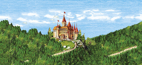 Faber Castell FC-120136 farveblyant Faber-Castell Castle sekskantet pap penalhus med 36 stk.