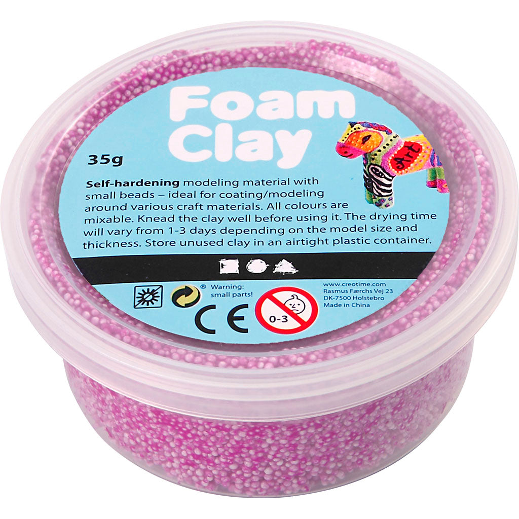 Skum ler https: www.cchobby.nl skum-ler-neon-lilla-35-gr-1-doosje
