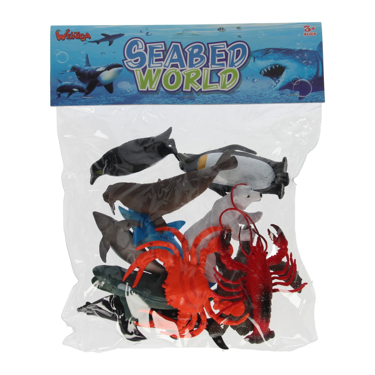 Store legfigurer Oceant Animals, 11 ..