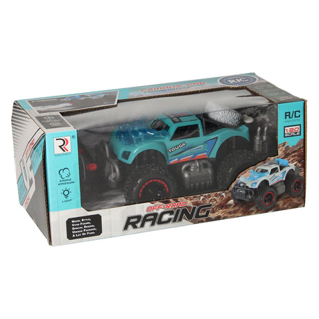 RC racerbil med let røg funktion