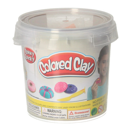 Lobbes speelgoed bv lobbes kleiset donuts maken - kleurrijke klei opbergbox 12 kleuren.