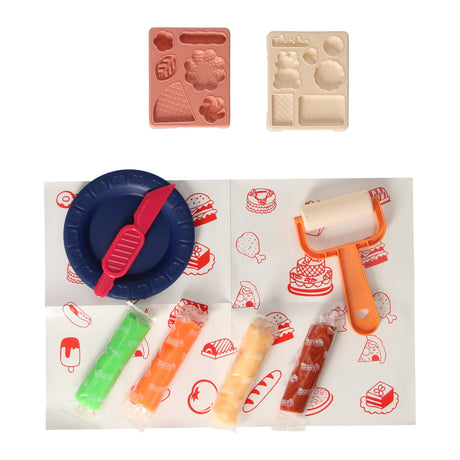 Kleiset eten lekkernijen - 4 kleuren klei