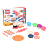 Lobbes toys bv lersæt med lerpresse - 4 farver ler