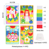 Mosaik collage prinsesse håndværkssæt