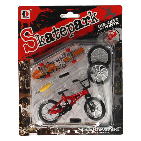 Finger stuntcykel med tilbehør