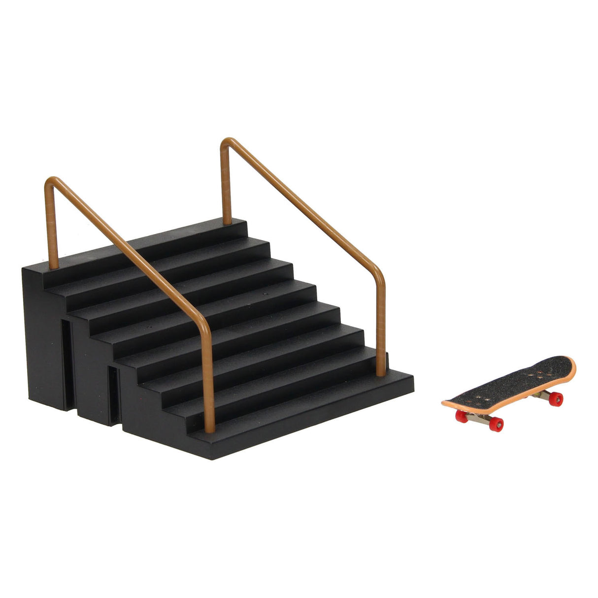 Finger skateboard med stunt trapper